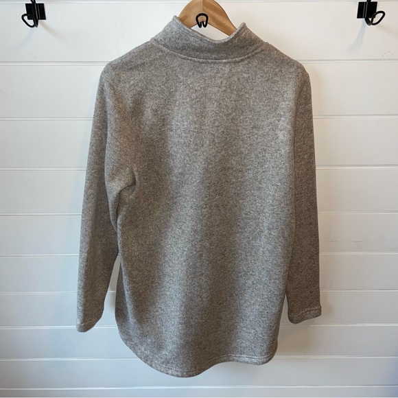 Marley Lilly Fleece 1/4 Snap Pullover Embroidered Monogrammed “J” Size: XL - Picture 3 of 7